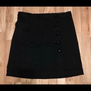 Alfani Prima black A-line skirt size 8